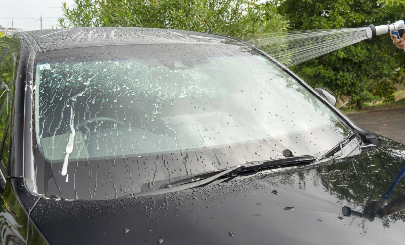 3.すすぎ＆拭き上げで完了